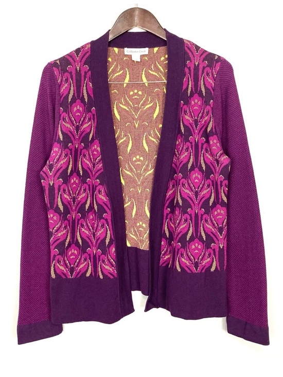 Coldwater Creek Sweaters - Coldwater Creek Silk Blend Cardigan Sweater Women’s Size L Lightweight Colorful